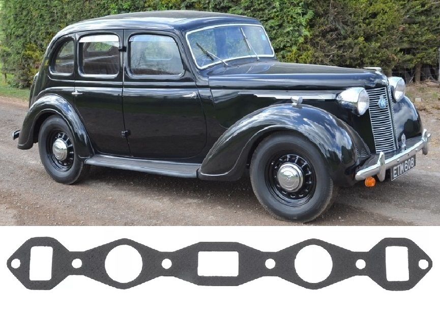 INLET / EXHAUST MANIFOLD GASKET (Austin 16 Sixteen Saloon) (**From Ch.1283**) (**From 1946- 48**) 